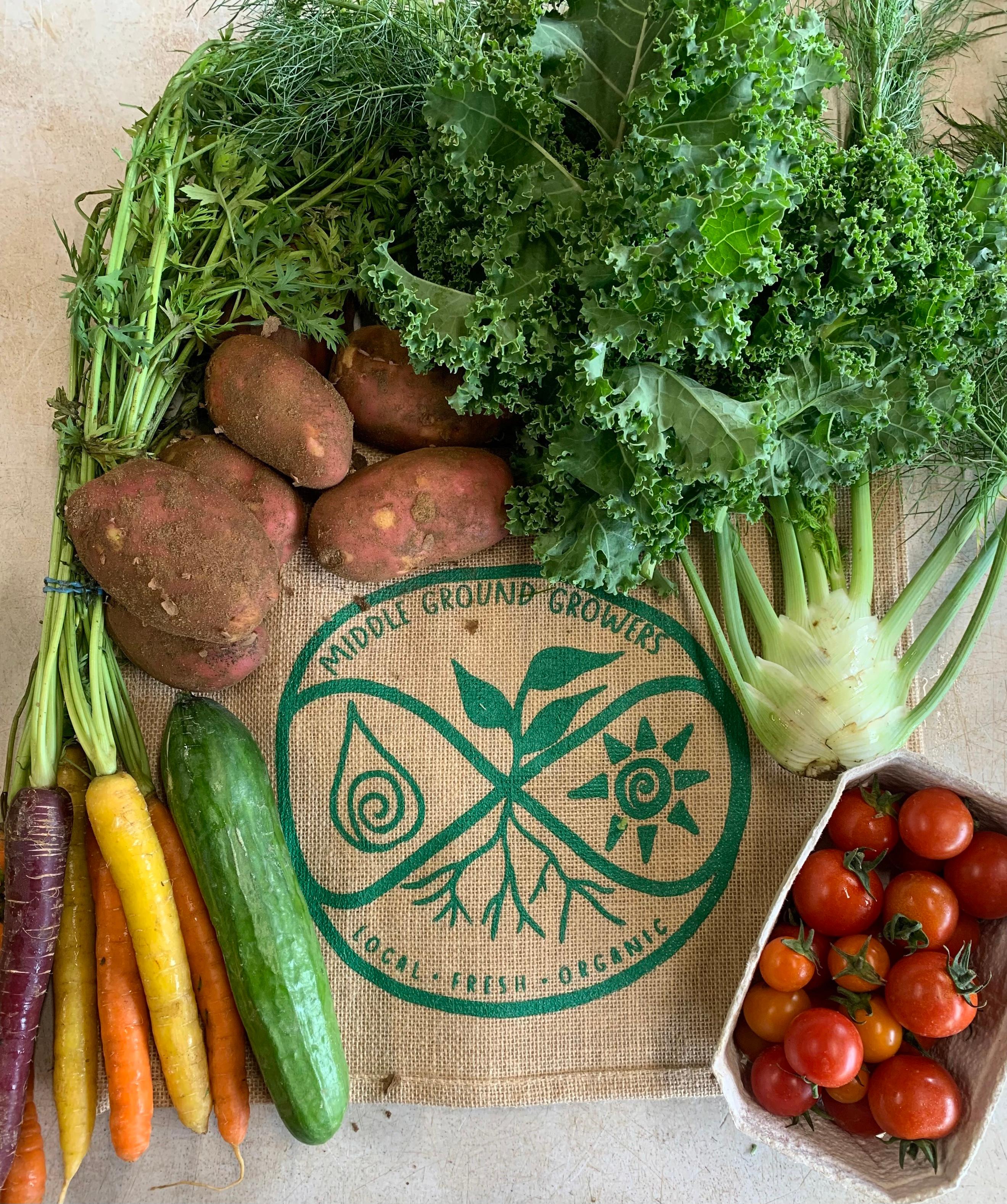 Small Organic Veg Bag